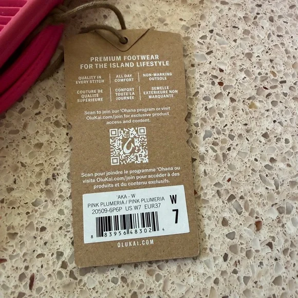 NWT Womens' OluKai 'Aka Strappy Sandal Flip Flop size 7 AKA - Picture 4 of 5